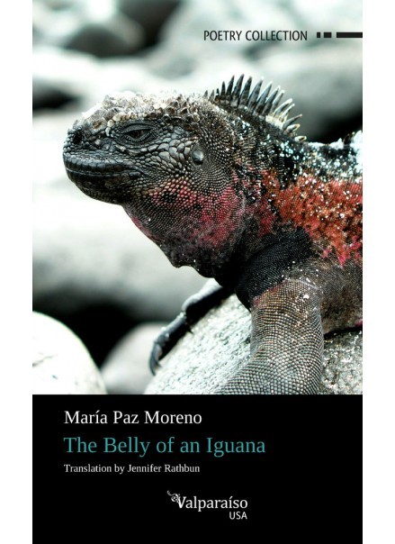 Image of book cover entitled, "The Belly of an Iguana" by  Maria Paz Moreno.
