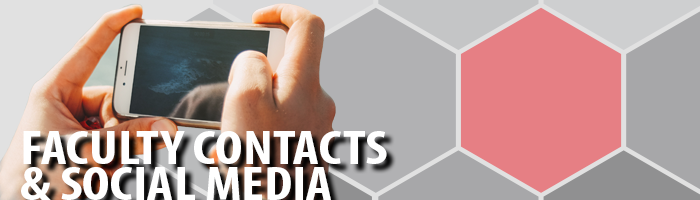 Faculty Contacts & Social Media