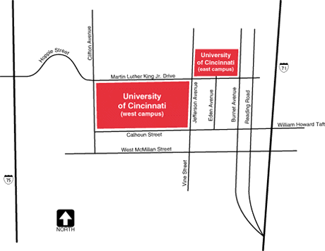 Map directions of UC Chemistry
