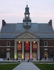 Photo of TUC with different colors along the pillars