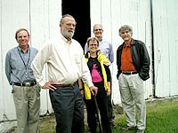 Photo of group with John Court