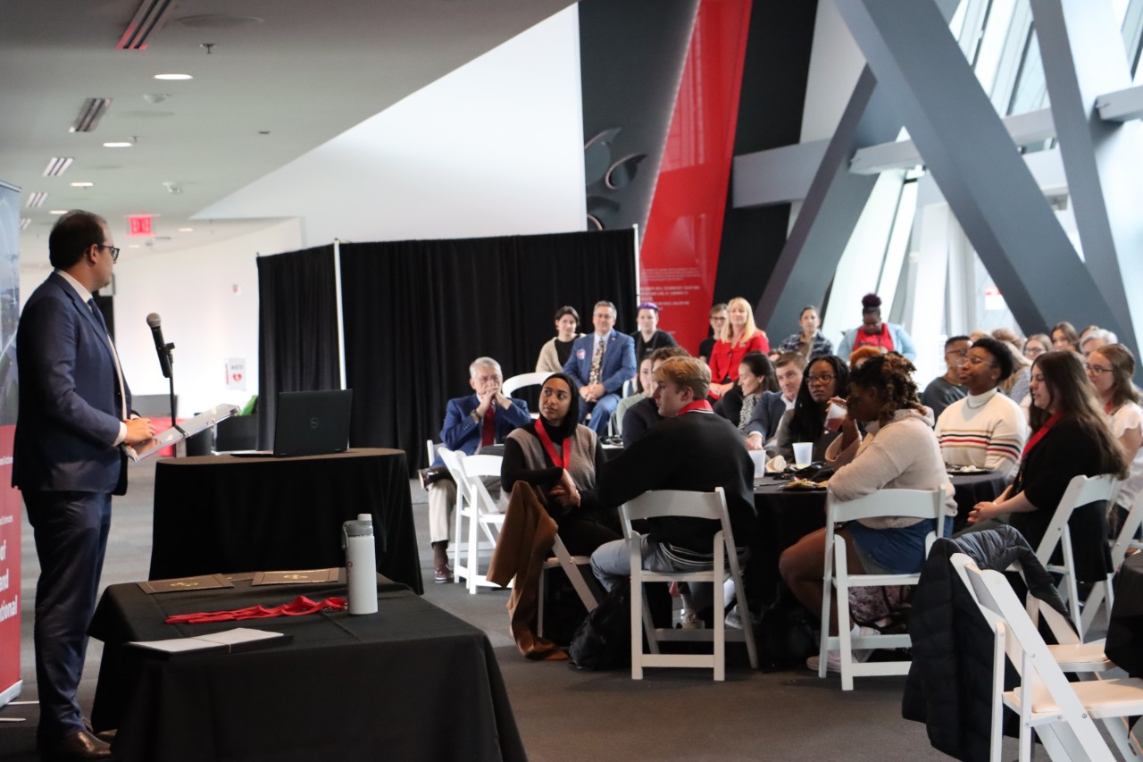 Ben Buchanan Lecturing